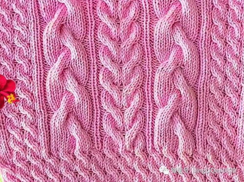 針織作品 30個美麗的毛衣針織針跡圖案設計