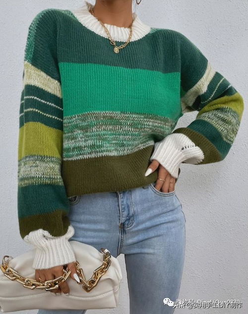 針織作品 45款適合春天穿的多彩條紋套頭衫和開衫