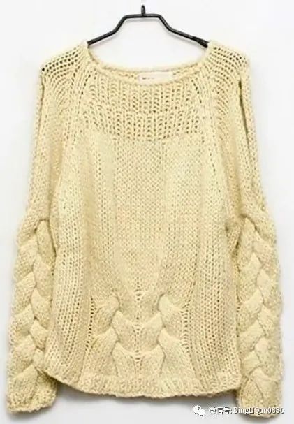 針織作品 時尚的女式套頭衫,花紋設(shè)計很好看