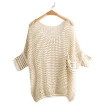 2012秋冬風尚 金線稀疏針織套頭衫，勾勒個性大氣之美